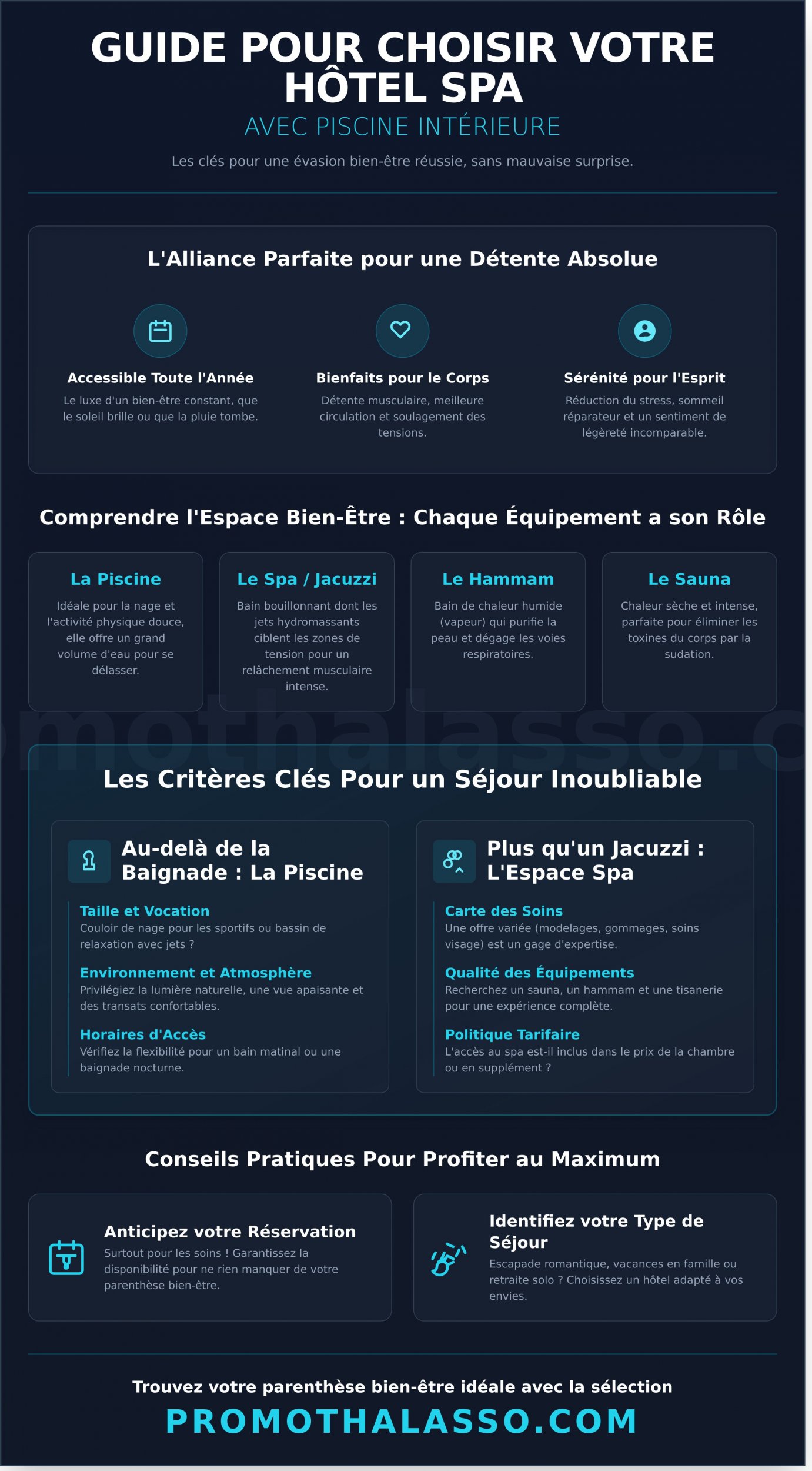 Hôtel Spa avec Piscine Intérieure : Le Guide pour une Évasion Parfaite en 2026 - Infographic