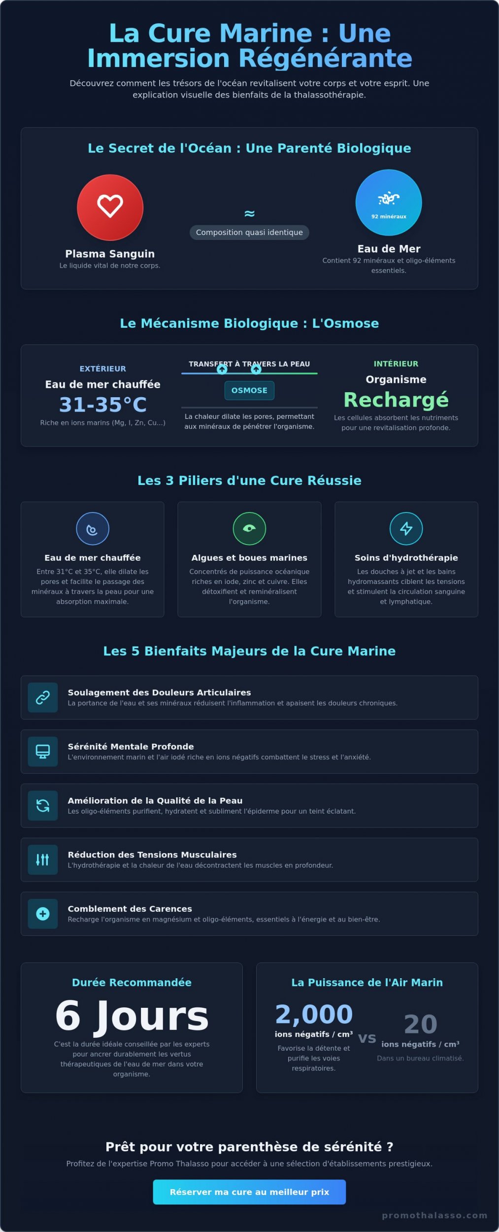 Cure marine : découvrez tous les bienfaits de la thalassothérapie pour votre santé