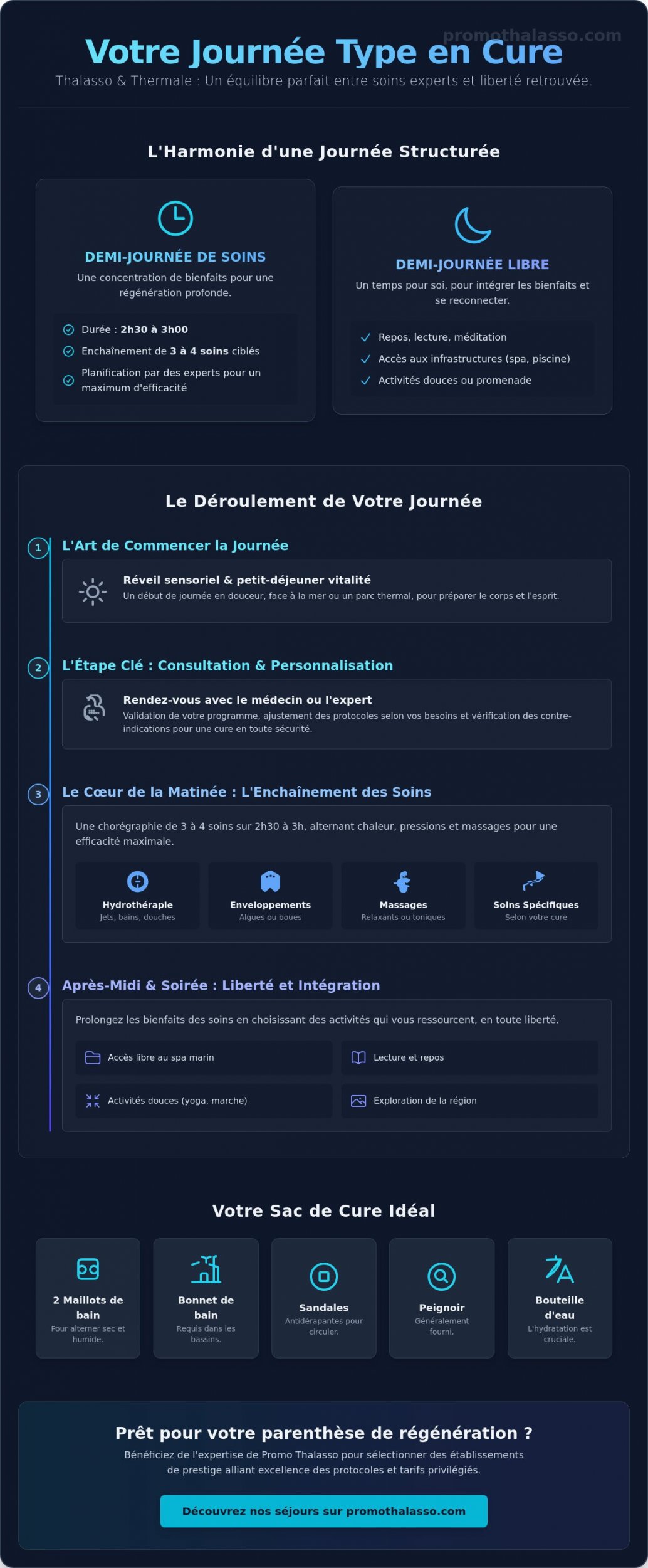 Comment se déroule une journée de cure ? Le guide complet de votre immersion bien-être en 2026
